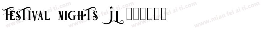 Festival Nights JL字体转换